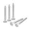 uxcell Hex Head Lag Screws Bolts, 30pcs 1/4" x 2" 304 Stainless Steel Partial Thread Wood Screws
