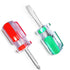 2Pcs Short Phillips-Head and Flathead Screwdrivers, Magnetic Pocket Screwdriver Set