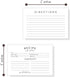 Recipe Instruction Cards: 50 Postcard Size 4 x 6” Index Cards for Kitchen Supplies and Gifts