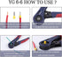 Yangoutool Ferrule Crimping Tool YG6-6, Hexagonal Design, AWG28-10, Compact Wire Ferrule Crimper for Insulated