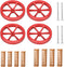 Ender 3 Springs Upgrade Kit, Metal Bed Leveling Nuts + Hot Bed Springs for Ender 3/Pro/V2/Ender 5/Neo/S1/CR-10