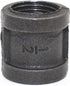 LONG TAO 10PCS 1/2" Black Cast Pipe Fitting Coupling Threaded Pipe Nipples Industrial Piping Plumbing Supplies Pipe Furniture For DIY Decor or Industrial Vintage Style by LONG TAO