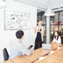 XIWODE Magnetic Dry Erase Board - Wall-Mounted Whiteboard, 24 x 36 inches, Lightweight Portable with Silver Aluminum