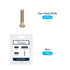 Hex Bolts (7/16-20x1") 5Pcs, Carbon Steel Zinc Plated Fully Threaded Hex Head Screw Bolt for Furniture Repair
