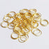 DERA 100pcs 20mm 304 (20mm, round stainless steel ring for Chandelier, Curtain,Suncatchers, Crystal Garland,Necklaces