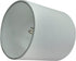 Aspen Creative 31198A 5" 5" 5" Small Clip-On Drum Lamp Shade in White, Top x Bottom x Slant Height, for Chandeliers