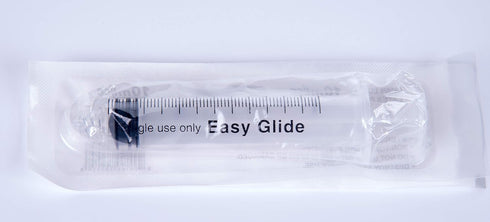 10ml Syringes Without Needle, 10cc Disposable Plastic Sterile Syringe with Luer Lock, Lab Syringes (Pack of 12)