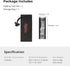 SMALLRIG Folding Tool Set with Screwdrivers and Hex Key Wrenches, Seven Functional Tools Included (Black) - 4681