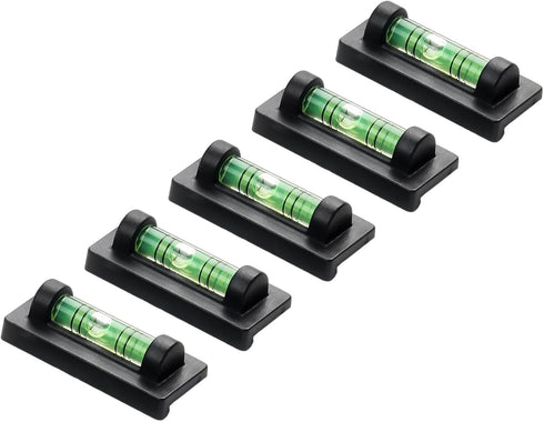 AureateLiving 40Mm 2 5 Pack(5pcs) Bubble Level With Magnetic Base For Photo Frames And TV Stands, Precision Calibration