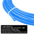 Beduan 5 mm OD Pneumatic Air Line Tubing Nylon Hose for Fluid Transfer or Air Brake System 32.8ft (Blue)