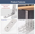 8 Pack 4x4 Inch 90 L Bracket Corner Braces Heavy Duty Stainless Steel Shelf Brackets, Degree Wall Mounted Support Joint