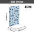 J JOYSAY Trucks Stars Blue Pattern Acrylic Bookends L Shaped Decorative Book Holders Stopper with Non Slip Pads