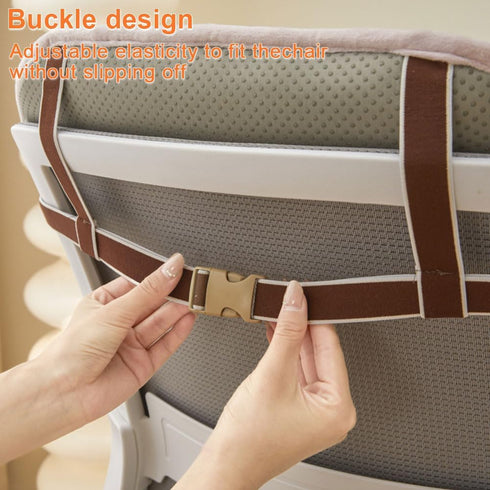 Yuthsona Kitchen,100 48cm Office Chair Cushion Desk Seat Cushion Soft Seat Pad Non-Slip Rocking Chair Pads with Ties