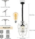 1-Light Mini Crystal Chandelier Chic Chandeliers, Antique Crystal Pendant Light Fixture Elegant Ceiling Light Fixtures