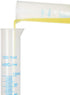 LANIAKEA 100ml Plastic Graduated Cylinder, 10 Pack with 2-Sided Measuring Lines for Lab Use