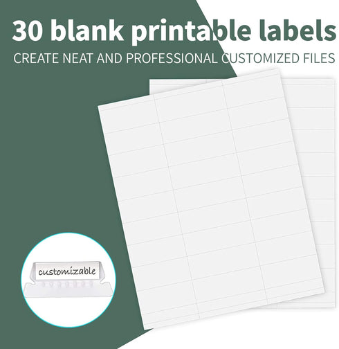 HERKKA Extra Capacity Hanging File Folders, 30 Pack Reinforced Legal Size with 3 Inch Expansion, Green