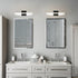 16in 3 3000K/ 4000K/ 5000K LED Bathroom Vanity Light Color Temperature Over Mirror Lighting Fixture Modern Indoor Black