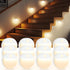 Guankai 12 Pack Motion Sensor Stair Light for Indoor, Battery Operated Night