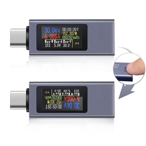 diymore USB C Power Meter Testers, Digital Multimeter, Voltage Current Tester USB Battery Checker