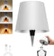 Wireless Bottle Lamp,Metal Wine Bottle Light with 3 Color Light Dimming, Waterproof