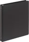 Samsill 1 Inch Value Document Storage 3 Ring Binder, Round Ring, 11 x 8.5 Inches, Black