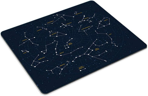 Smooffly Sky Map Mouse Pad Custom, Non-Slip Rubber Gaming Mousepad Rectangle for Computers & Laptop