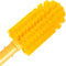 SPARTA 30 Inches Industrial Tank Brush, Yellow Pipe Brush with Handle for Commercial Kitchens, Polyester