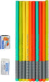 Doms Y 1 + Super Dark Triangle Pencils, Pack of 50