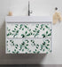 8267 Floral Peel and Stick Wallpaper 17.7in x 9.8ft, Green Eucalyptus Leaf Removable Self Adhesive Contact Paper