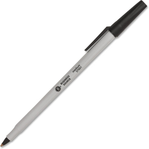Business Source Medium Point Ballpoint Stick Pens
