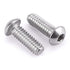 1/4-20 x 3/4" Button Head Socket Cap Bolts Screws, 304 Stainless Steel 18-8, Pack of 30, Allen Hex Drive