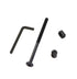 binifiMux M6 x 100mm Bunk Bed Bolts, IKEA Bedframe and Headboard Bolts, Pack of 10 Black Bolts