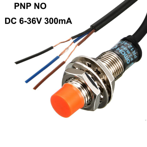 uxcell 4mm Inductive Proximity Sensor Switch Detector PNP NO DC 6-36V 200mA 3-Wire PR12-4DP for 3D Printer Probe Bed Leveling,MCU Board