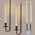 Tessco for you Metal Wall Mount Candle Sconces with 9.6" LED Flameless