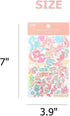 Cute Essential Kawaii Aesthetic Stationery Sticker Pack - 8 Sheets (258+ Stickers) for Planners, Journals, Gifts