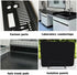 TIHONORI 8mm Projects,1030cm Rigid Polypropylene Plastic Sheet Black PP Sheet for Heavy Duty Storage Units, Benches