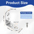 12pcs 1.8" 1.8" 0.8" 90 48 HARFINGTON L-Shaped Corner Bracket x x Stainless Steel Degree Angle Brace Joint Right Corner