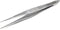 Stainless Steel High Precision Forceps with Fine Strong Straight Serrated Point for Scientific Use, 3.5 Inch