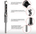 SaferCCTV 1/2 Inch Square Hole Drill Bit, Woodworking Mortiser Drill Bit, Hollow Chisel Mortise Drill Tool