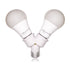 Maxxima Light Bulb Socket Splitter - 1-into-2 Converter for LED, CFL, Incandescent E26 and E27 Bulbs, 3 Pack