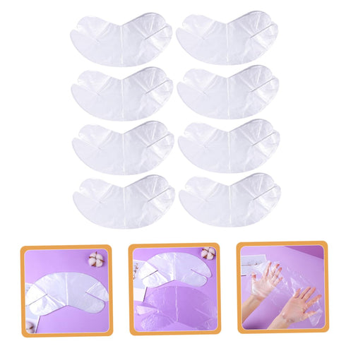 200pcs FOMIYES Disposable Nonwoven Neck Mask Sheets for Spa Skin Care Moisturizing Treatment and Fine Line Reduction