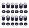 M3 Flight Controller Anti-Vibration Standoffs with Rubber Washer Rings for Naze32 CC3D F3 F4 (12 Sets)