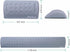Keyboard and Mouse Wrist Rest Set, Memory Foam Ergonomic Pad for Computer Desk Accessories (Black)