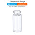 PATIKIL 200pcs 10ml Glass Vials, Small Empty Sample Bottles with Caps, Rubber Stopper for Lab Injection, Essential Oil