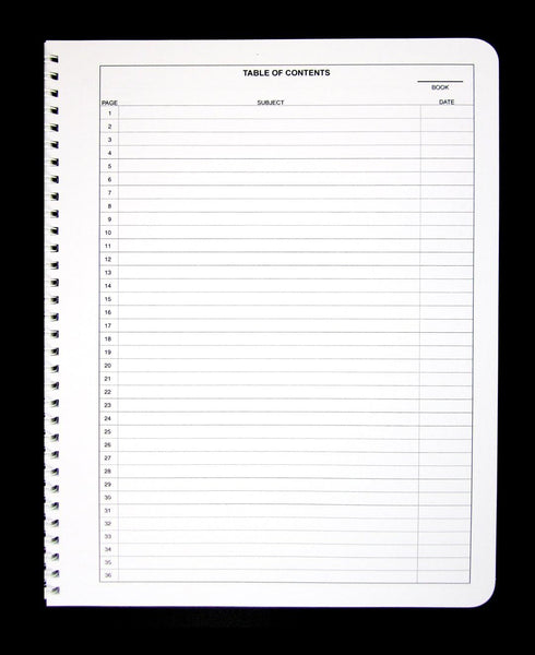 BookFactory Student Lab Notebook, 8.5" x 11", 50 Pages, Scientific Grid Format, Standard No Carbon Copies, Wire-O Bound