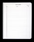 BookFactory Student Lab Notebook, 8.5" x 11", 50 Pages, Scientific Grid Format, Standard No Carbon Copies, Wire-O Bound