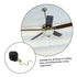 Uonlytech Pull Chain Switch for Ceiling Fans Versatile Replacement for Light Fixtures and Wall Sconces Durable Design