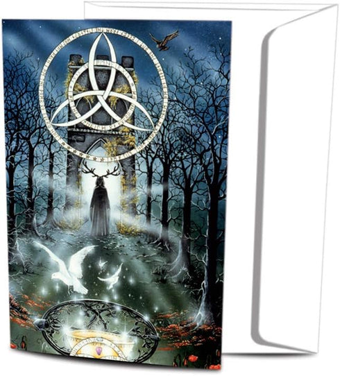 Tree-Free Greetings EcoNotes Stationary - Blank Note Cards with Envelopes, 4" x 6", Fairy Themed, Boxed Set of 12