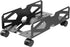 Adjustable Computer Tower Stand, Ventilated PC Tower Stand with 4 Caster Wheels,Mobile