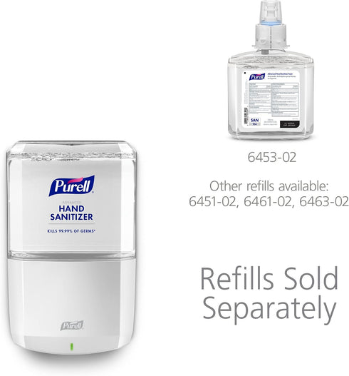 ES6 1200 mL ES6 (Pack 1) 6420-01 PURELL Automatic Hand Sanitizer Dispenser, White, Compatible with PURELL Automatic